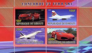 Djibouti 2009 Concorde Sheet Perforated mnh.vf