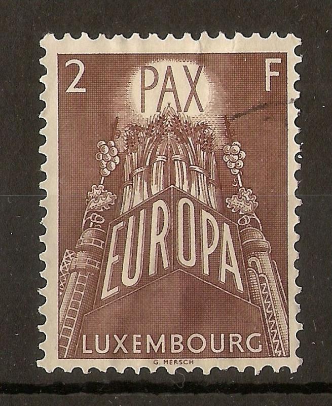 Luxembourg 1957 2fr Europa SG626 Fine Used