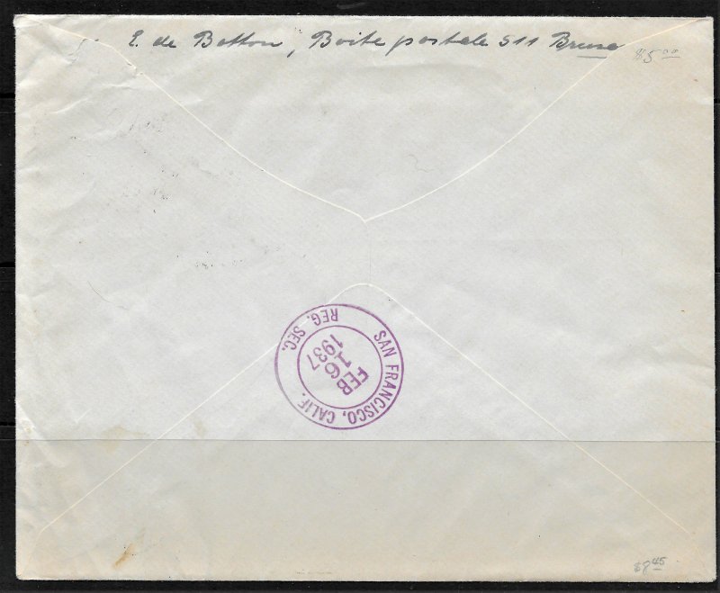 Germany B79-81 on cover to US