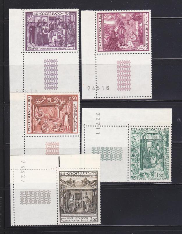 Monaco 880-884 Set MNH Art, Paintings of the Nativity (C)