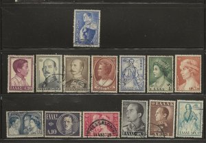 GREECE  SC #  587 - 600   USED