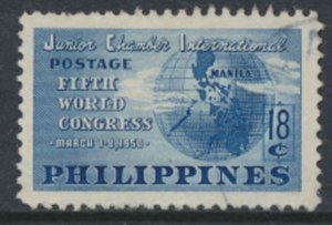 Philippines Sc# 539 - Used Globe Chamber of Commerce  see details & scans