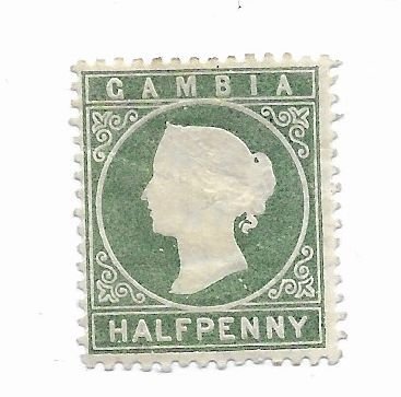 Gambia #12 MH OG - Stamp - CAT VALUE $5.25