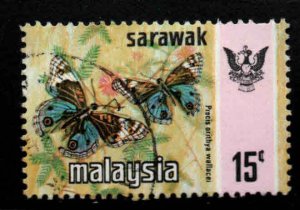 Malaysia Sarawak Scott 246 Used stamp with  New coat of arms.