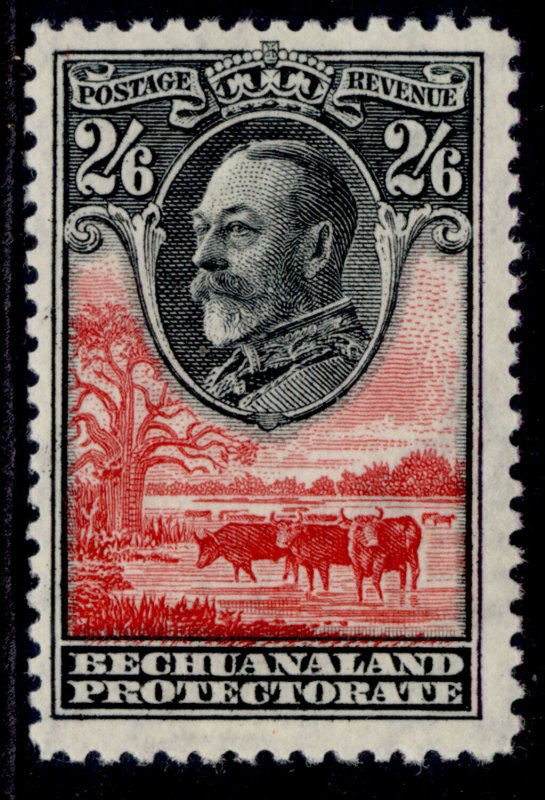 BECHUANALAND PROTECTORATE GV SG107, 2s 6d black & scarlet, M MINT. Cat £28.