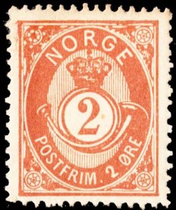 Norway Scott 37 Unused hinged.