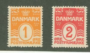 Denmark #85-86  Single