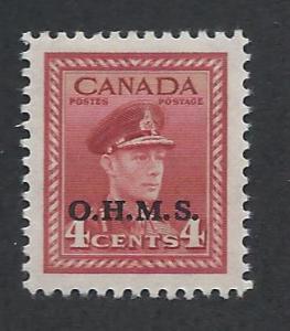 CANADA SC# O4 VF LH 1949-50