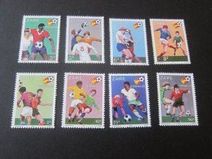 Zaire 1981 Sc 1019-26 football set MNH