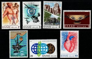 GREECE SG1552/8 1981 ANNIVERSARIES & EVENTS MNH