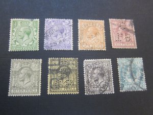 United Kingdom 1912 Sc 159,164,166-7 KGV FU