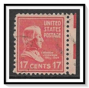 US #822 Andrew Johnson Used