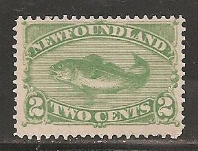 Newfoundland  SC 46  Mint, Lightly  Hinged