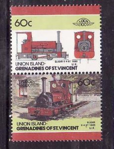 Union Is-Grenadines of St Vincent-Sc#36- id6-unused NH set-Trains-Locomotives-19