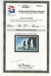 #RW33 Graded XF-Sup 95 Mint OG NH w/PSE Cert. SMQ $190 (JH 8/12)