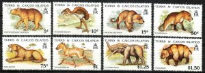 Turks & Caicos Stamp 903-910  - Extinct animals