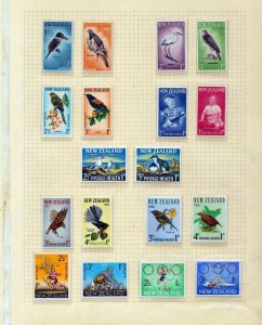 New Zealand QE MNH MH To 10/- Health Birds (Aprx 100 Stamps) IGM821 