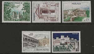 Monaco 474-78 1960 set 5 vf mint hinged