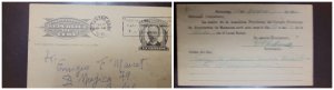 O) 1935  CUBA, JOSE MARTI, 1c POSTAL STATIONERY  INTERNAL SERVICE