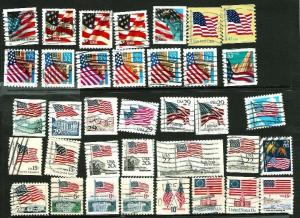 USA - Flags-used 36 different 