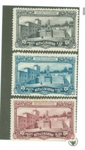 San Marino #108-110 Unused Single (Complete Set)