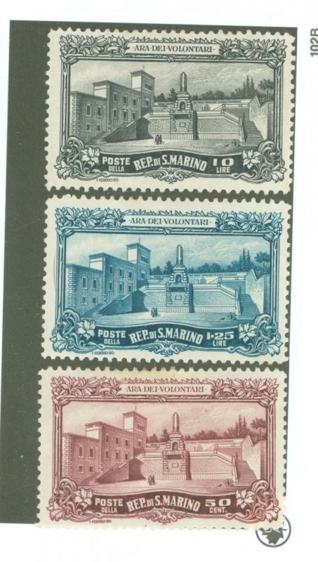 San Marino #108-110 Unused Single (Complete Set)