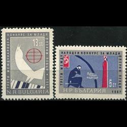 BULGARIA 1967 - Scott# 1594-5 Opera Singers Set of 2 NH