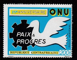 Central Africa # C86, United Nations 25th Anniversary, Mint NH, 1/2 Cat.