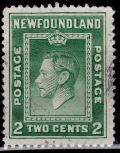 Canada - Newfoundland, 1938, Royal Family, KGVI, 2c, sc#245, used