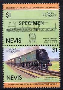 Nevis 1983 Locomotives #1 (Leaders of the World) Winston ...