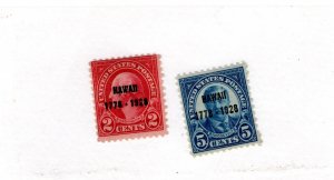 United States #647-648 MH - Stamp - CAT VALUE $15.00