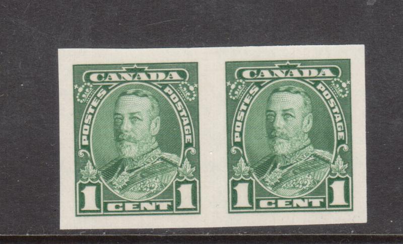 Canada #217c Extra Fine Never Hinged Imperf Pair 