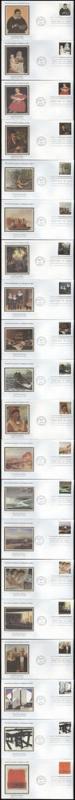 #3236 American Art Colorano FDC Set
