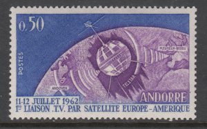 Andorra French 154 Space MNH VF