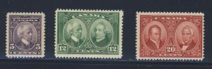 6x Canada Mint Stamps #144-147-148-192-193-194 Guide Value = $48.00 4x SCANS