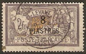 France Off Turkey 15 Mi 21 Used F/VF 1902 SCV $15.00