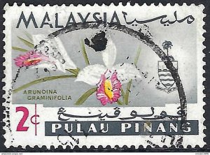 MALAYSIA PENANG 1965 2c Multicoloured SG67 FU