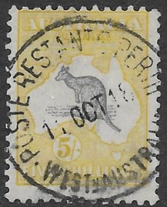 Australia  54  1918  5sh  fine  used