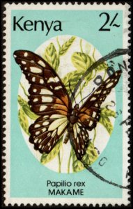 Kenya 431 - Used - 2sh Regal Swallowtail (1988) (cv $0.95)