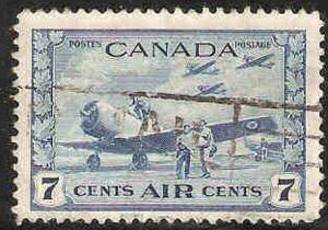 Canada Used Sc C8 - Airmail