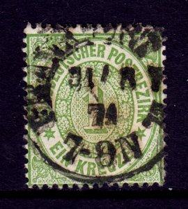 Germany (North German Confederation) - Scott #19 - Used - Toning spot - SCV $10