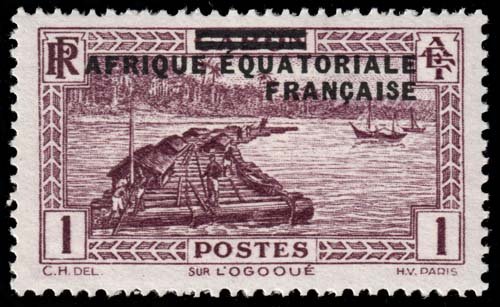 French Equatorial Africa - Scott 1 - Mint-Hinged