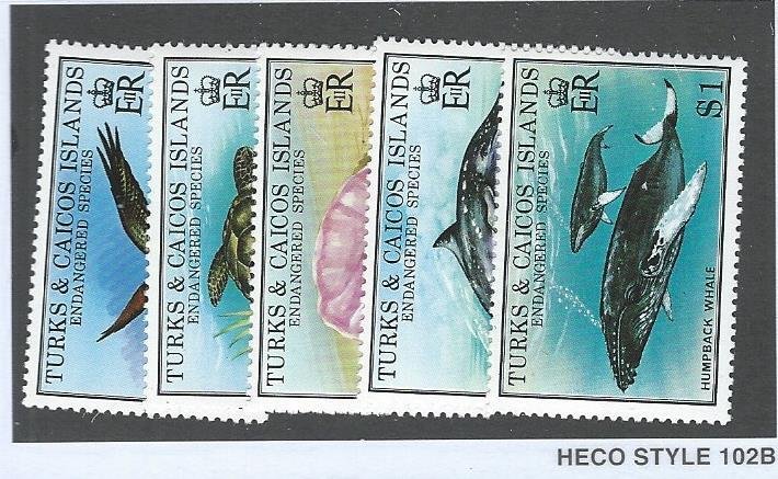 Turks and Caicos Islands   mnh  sc  380-384