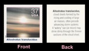 US 3878g Cloudscapes Altostratus translucidus 37c single MNH 2004