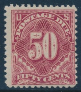 #J37 50c POSTAGE DUE -- FINE OG LH -- CV $180 AU1039