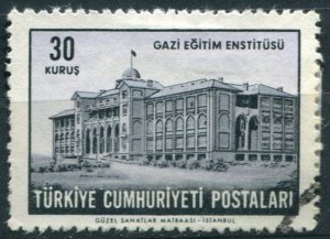 Turkey Sc#1573 Used, 30k blk & vio, Ankara (1963)