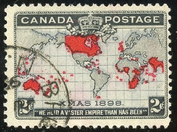 Canada Scott 85 UFLH - 1898 Christmas Issue - SCV $9.00