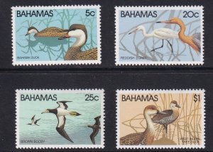 Bahamas  #492-495  MNH  1981  Bahama ducks