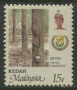 STAMP STATION PERTH Kedah #134 Sultan,  Agriculture & Arms MNH 1986