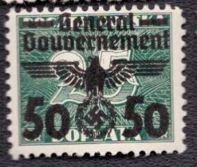 Poland German Occupation N52 MH